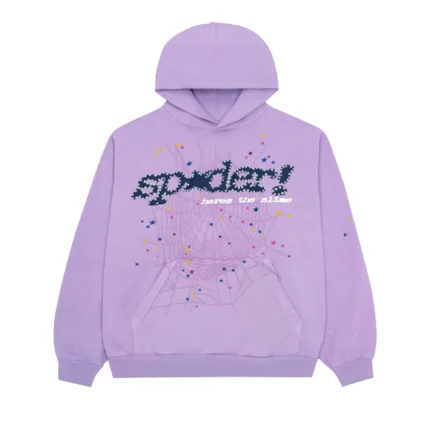 Sp5der Acai Hoodie Purple