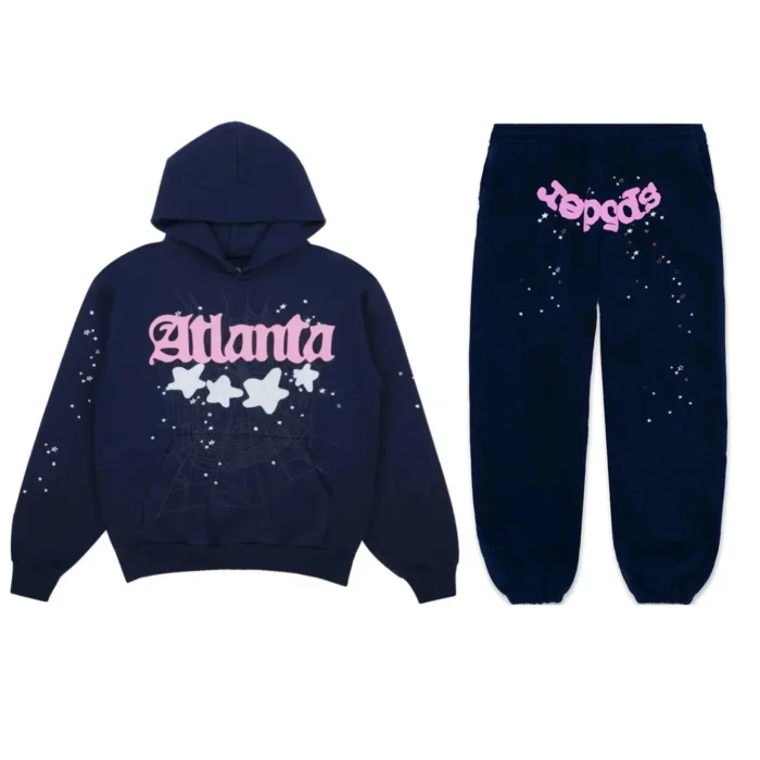 Sp5der Atlanta Tracksuit Navy