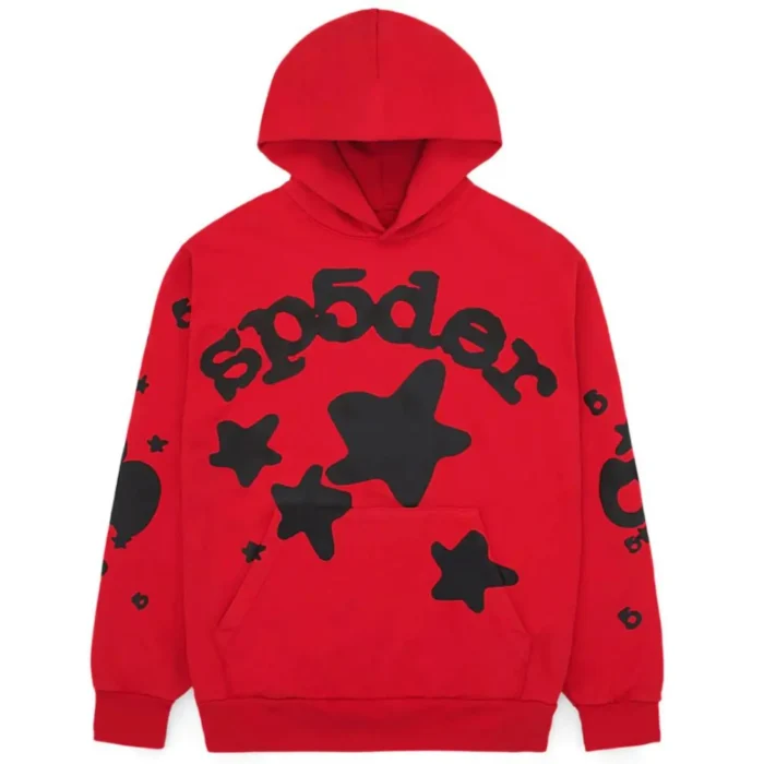 Sp5der Beluga Hoodie Red