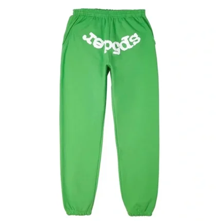 Green Sp5der Sweatpant