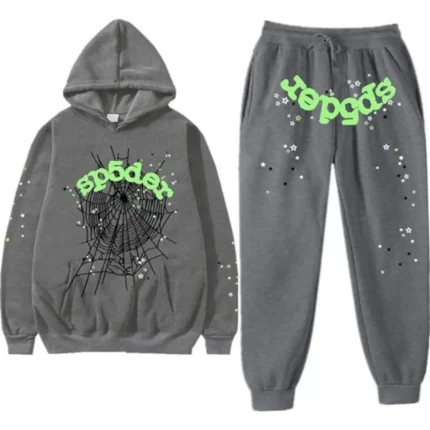 Sp5ders Wait Web Tracksuit Slate Grey